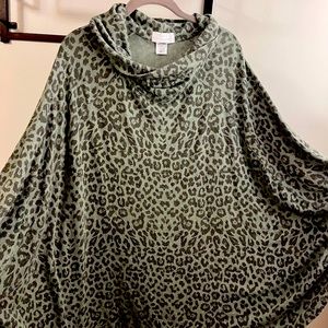 Soft Surroundings Poncho Sweater